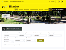 Tablet Screenshot of mikaelianpropiedades.com